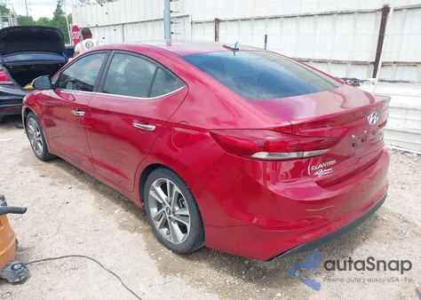 2017 Hyundai Elantra Limited z USA, uszkodzony, nr VIN KMHD84LF4HU267868
